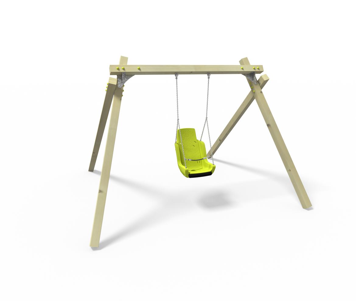 Free Standing Swing ‘RIDGE’ - White Rhino