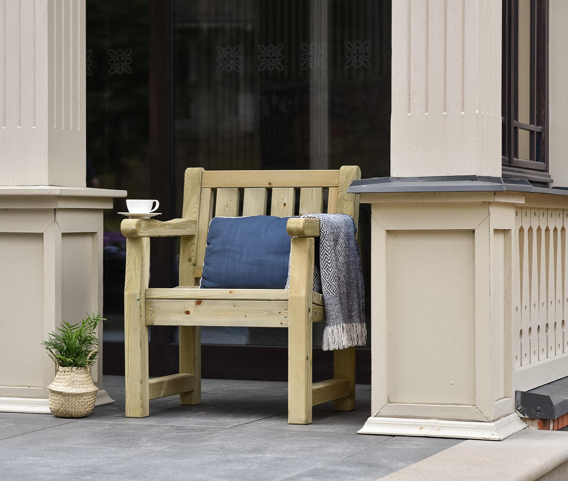 Massive 1 Seater Bench - Garden Benches