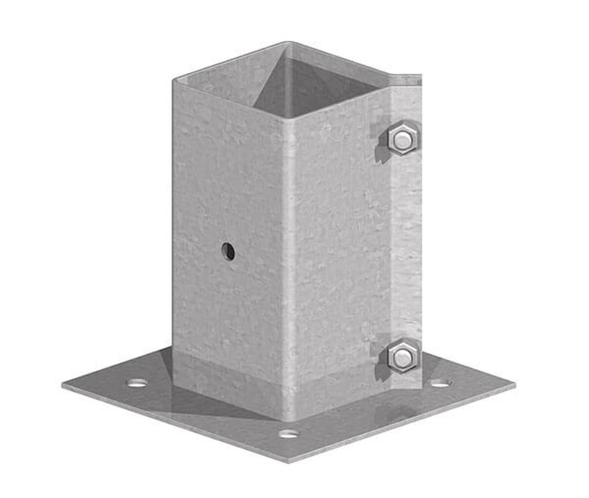 Galvanised Boltdown 50mm x 50mm - Post Supports