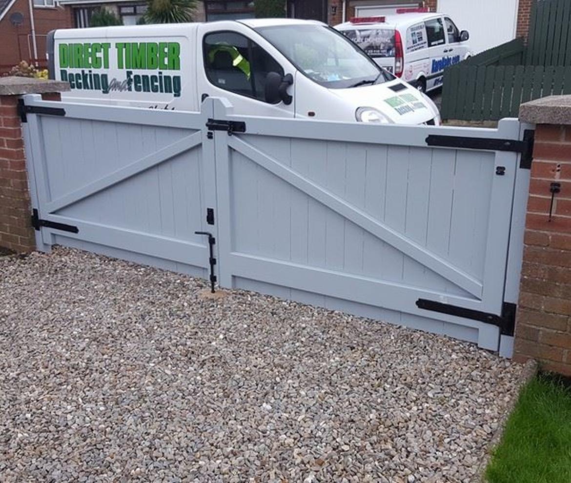 Single Or Double Leaf Mortice & Tenon Gate  - Driveway Gates