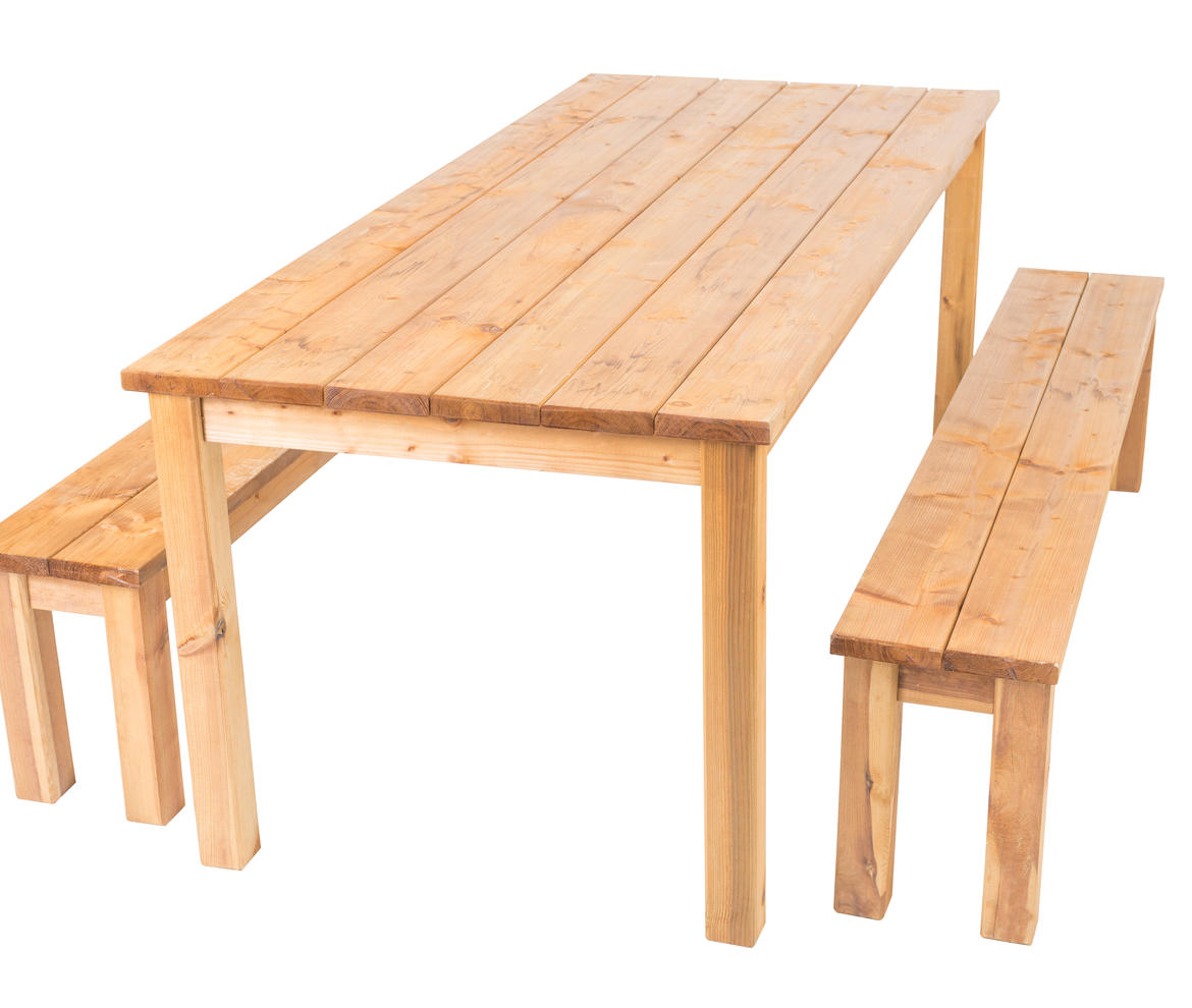EKJU “CESIS” Modern Table Set & Bench Set  - Furniture