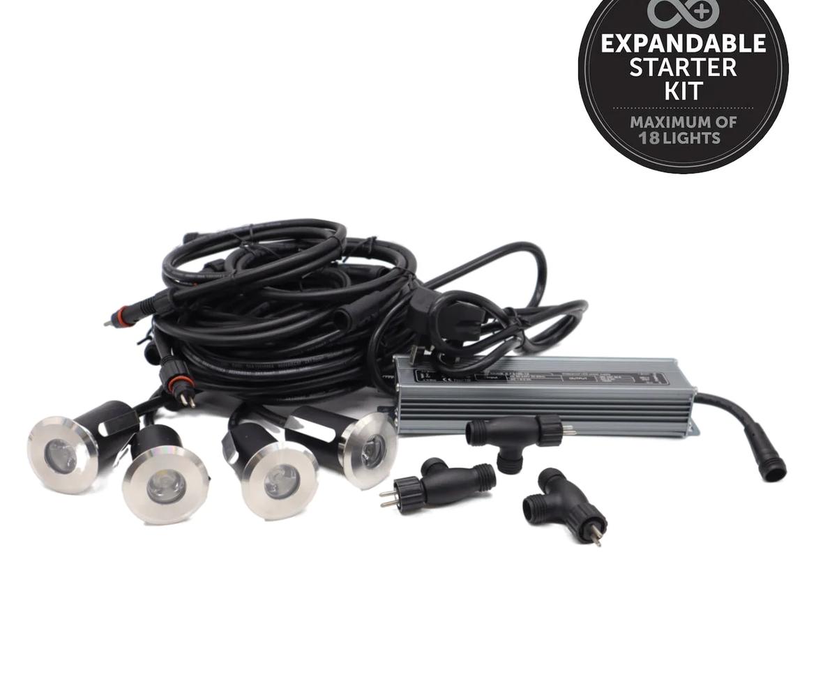 Ellumiere Small Deck Light Starter Kit - Mains Lighting