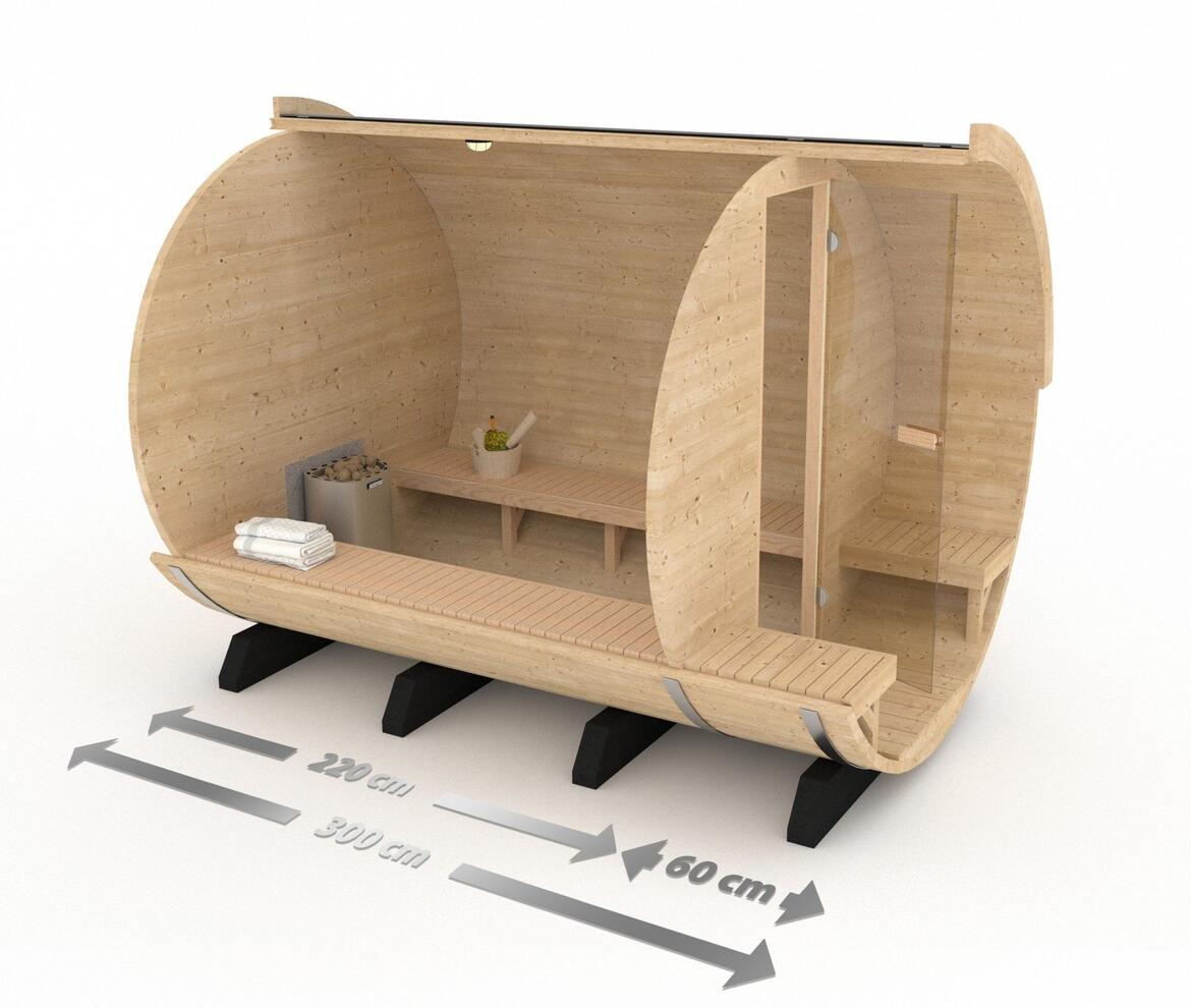Woodstoc Barrel Sauna - Barrel Sauna