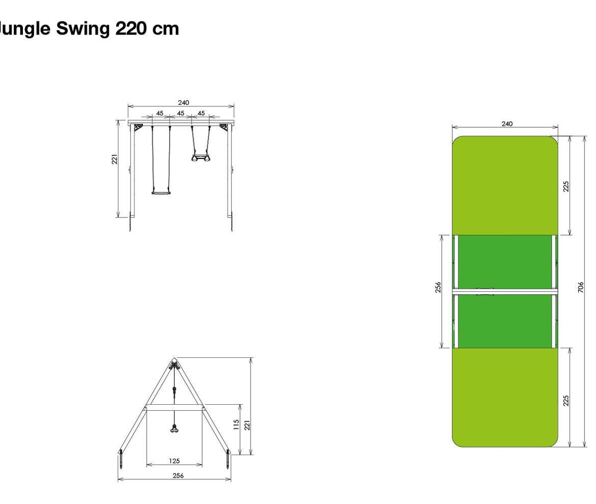 Jungle Gym Swing - Jungle Gym Towers