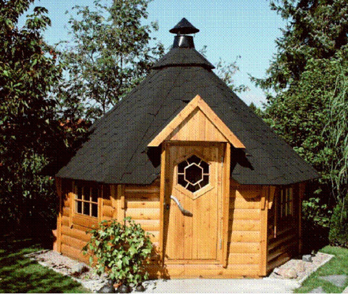 Arctic Finland BBQ Hut – Grillkota 9m2 - Buildings, Sheds, Greenhouses & Logstores