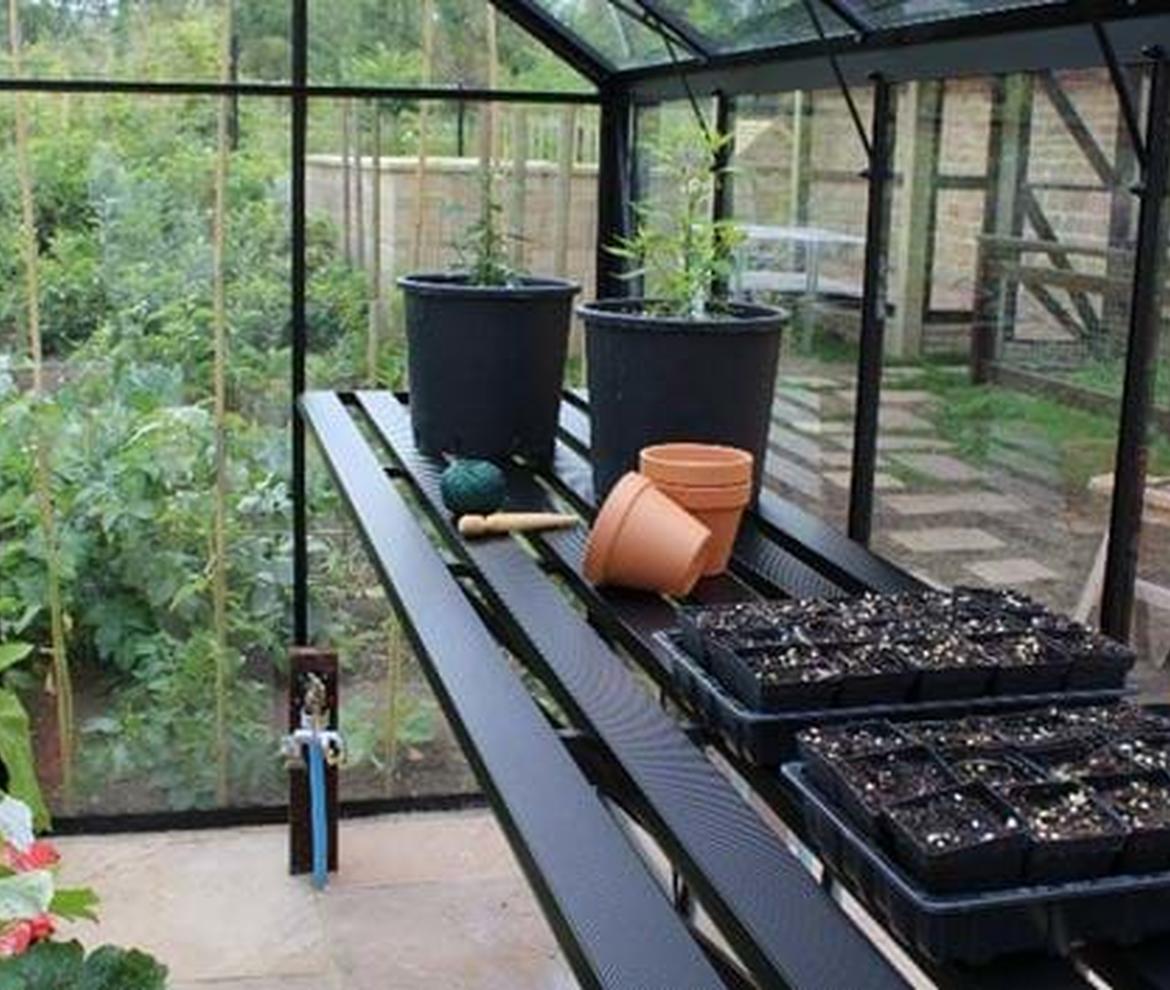 Halls Cotswold Integral Staging Black - Halls Cotswold