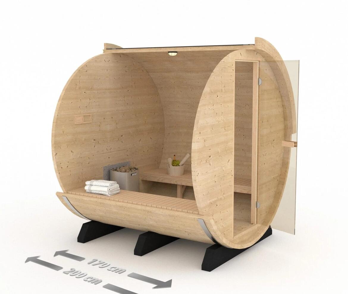 Woodstoc Barrel Sauna - 