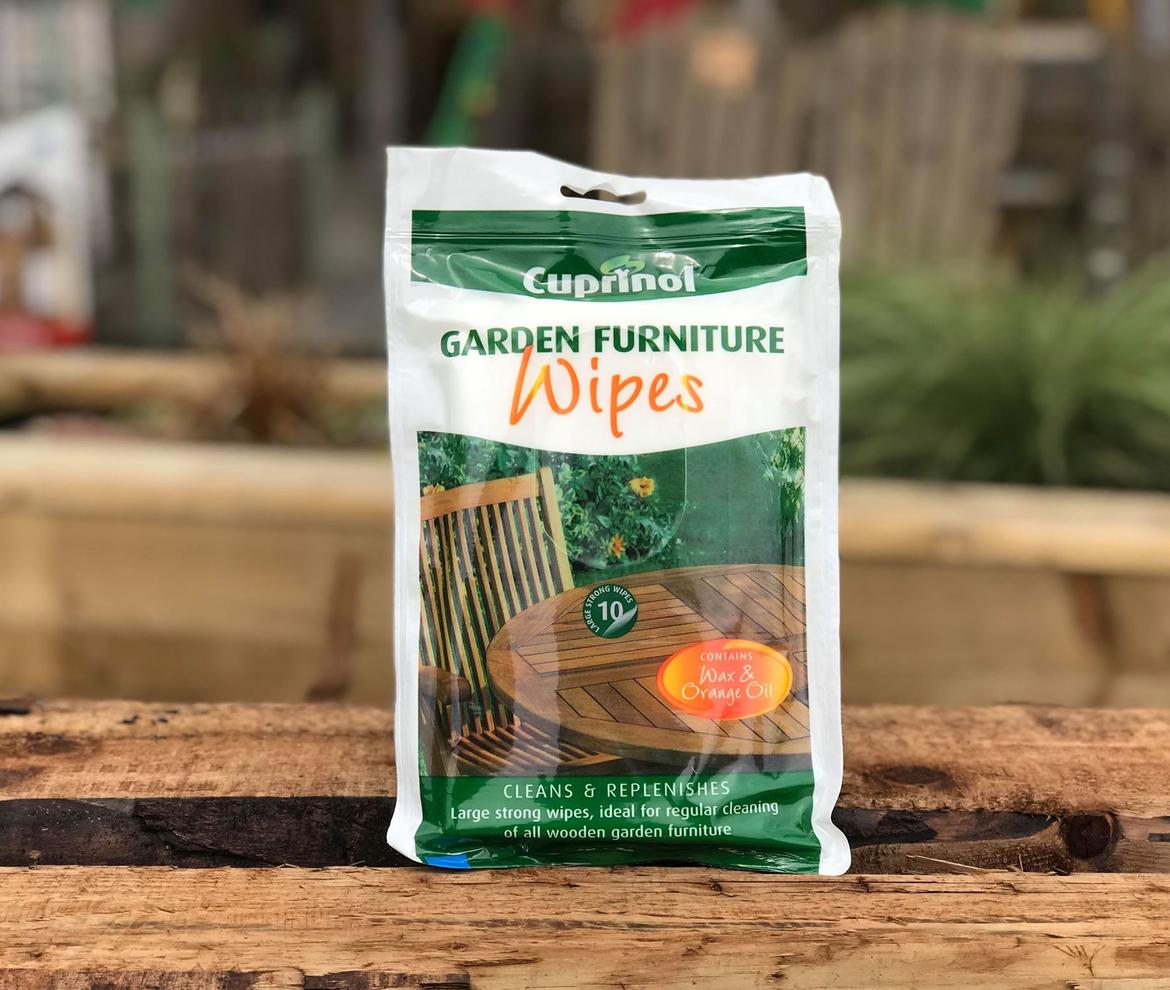 Cuprinol Garden Furniture Wipes (10 Wipes) - Woodstoc - Outside Made Better