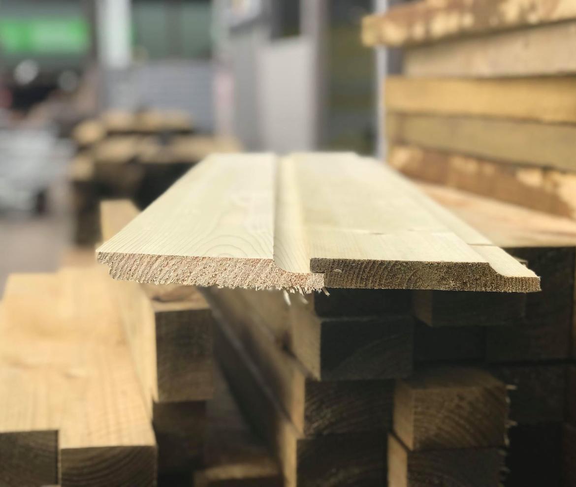 Shiplap Cladding 145mm x 20mm - Profiled Boards