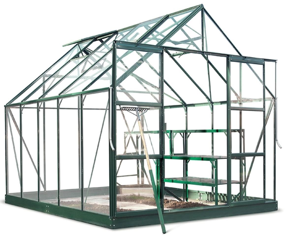 Halls Magnum 10ft x 8ft Greenhouse - Halls Traditional & Qube Greenhouses