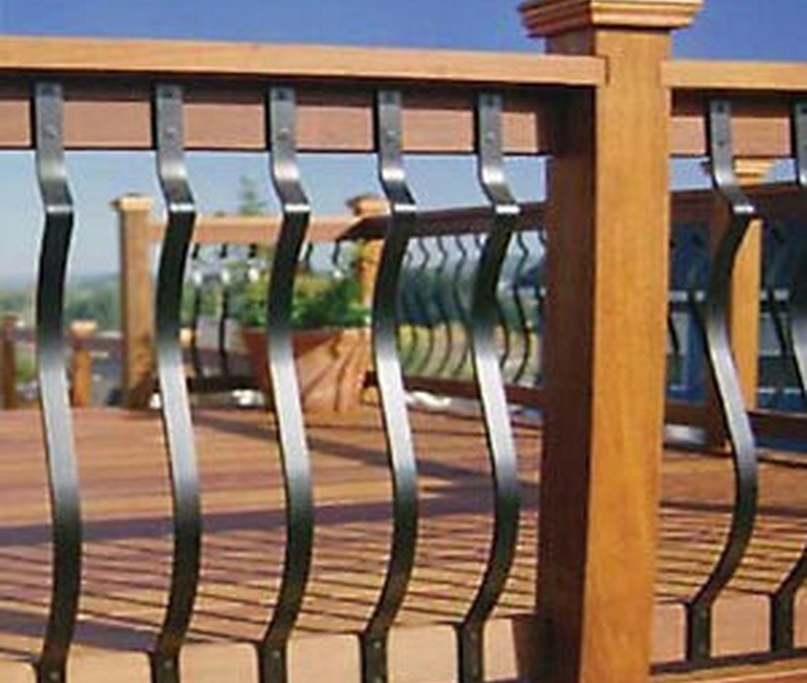 Baroque Metal Spindle  - Decking Handrails