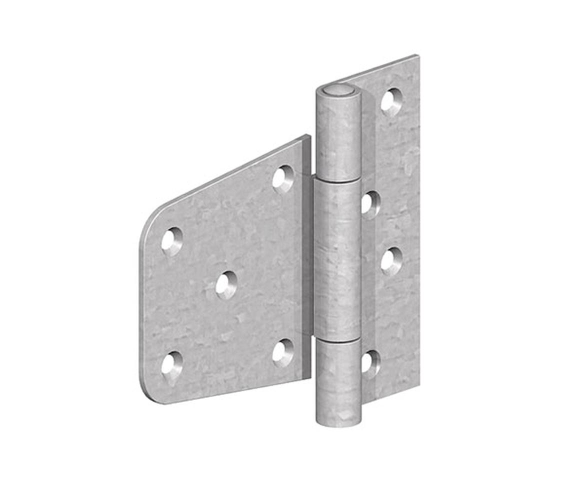 Heavy Duty Offset Tee Hinges Galvanised 89mm - Gate Hardware