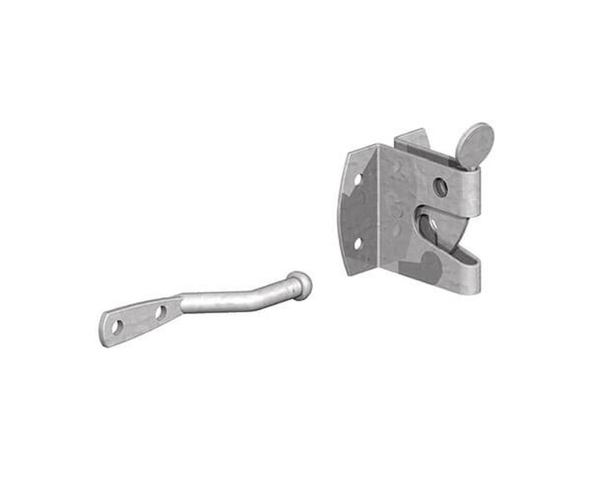 Galvanised Medium Auto Gate Catch  - Gate Hardware