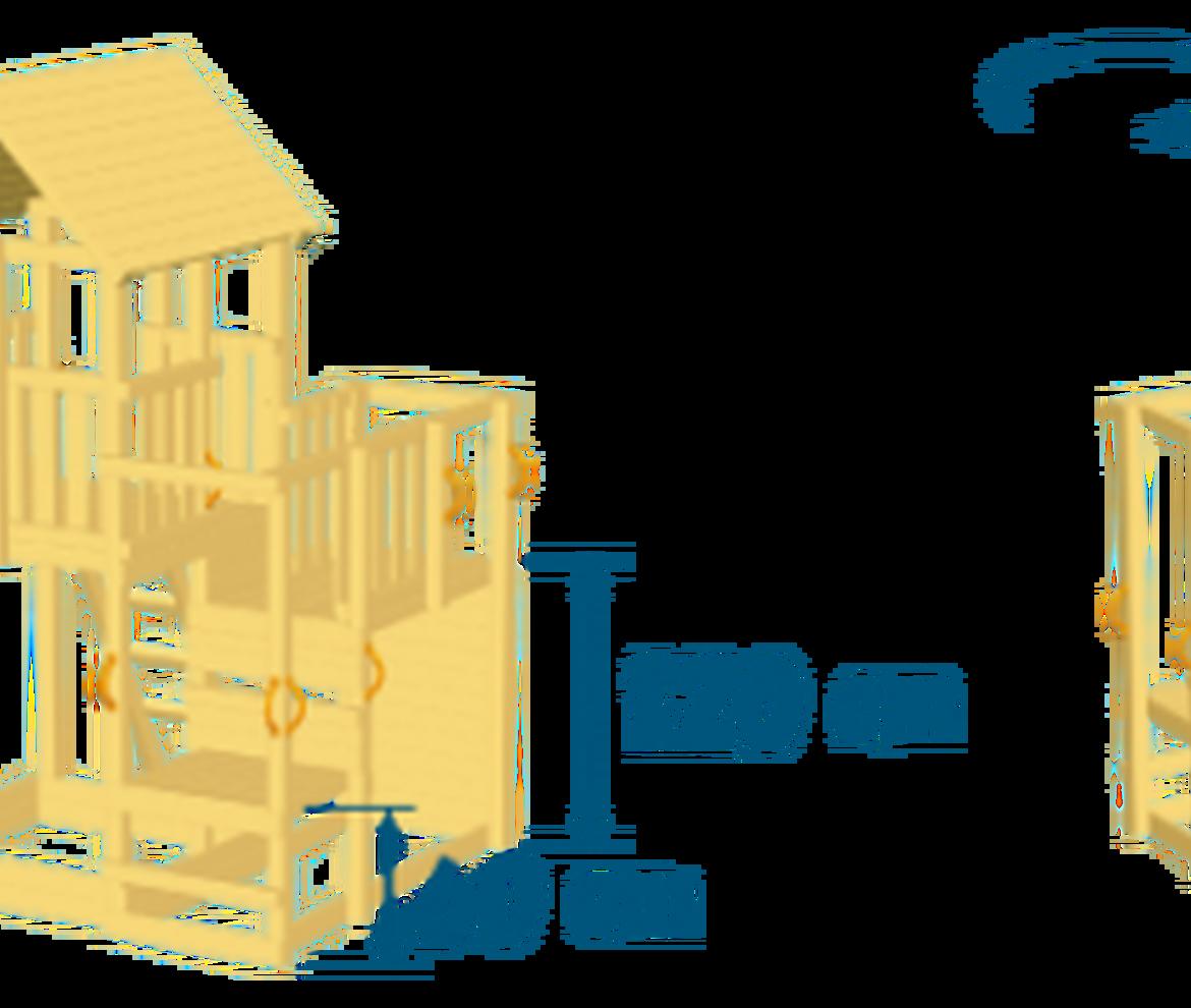 Penthouse Play Tower - Jungle Gym Towers