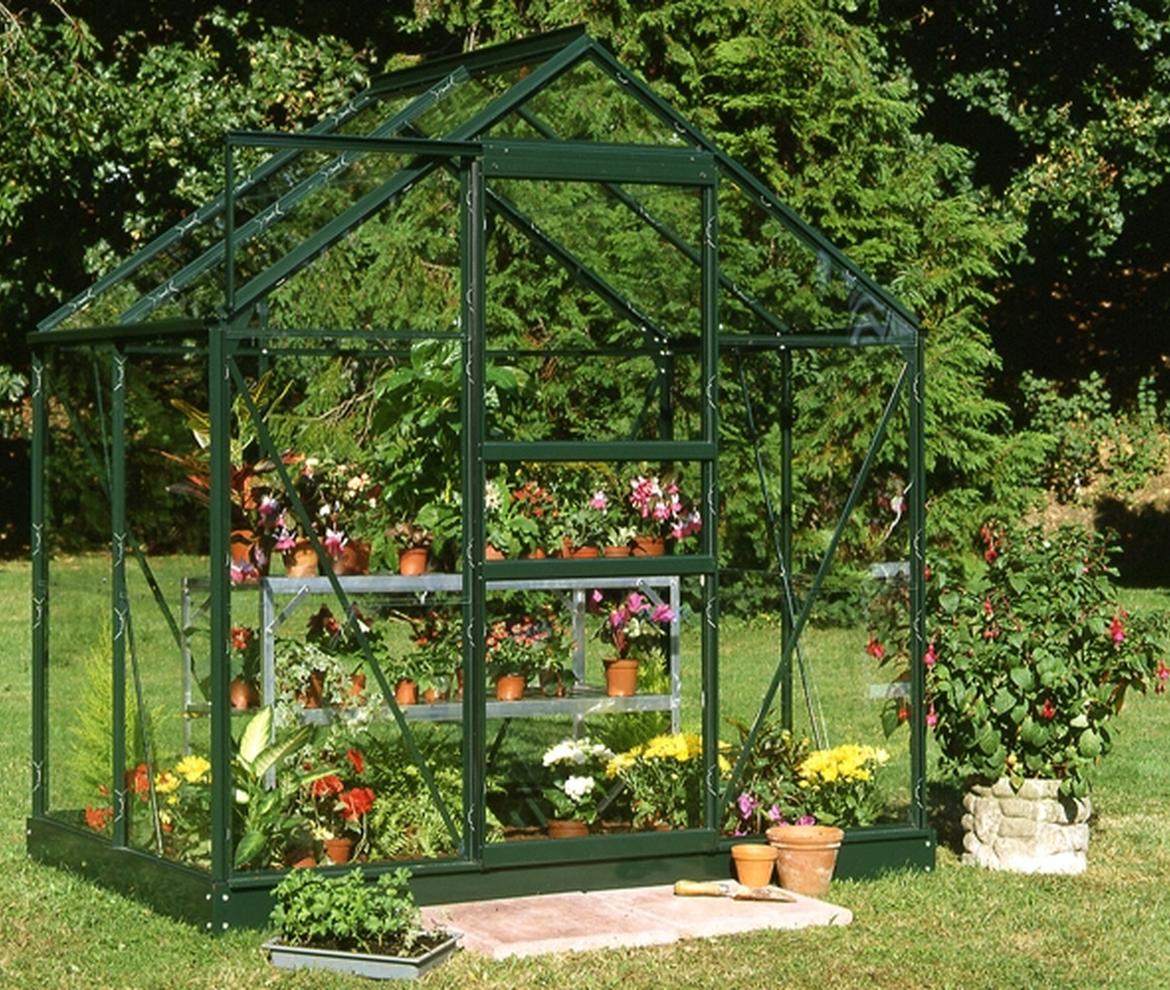 Halls Popular 6ft x 4ft Greenhouse - Halls Traditional & Qube Greenhouses