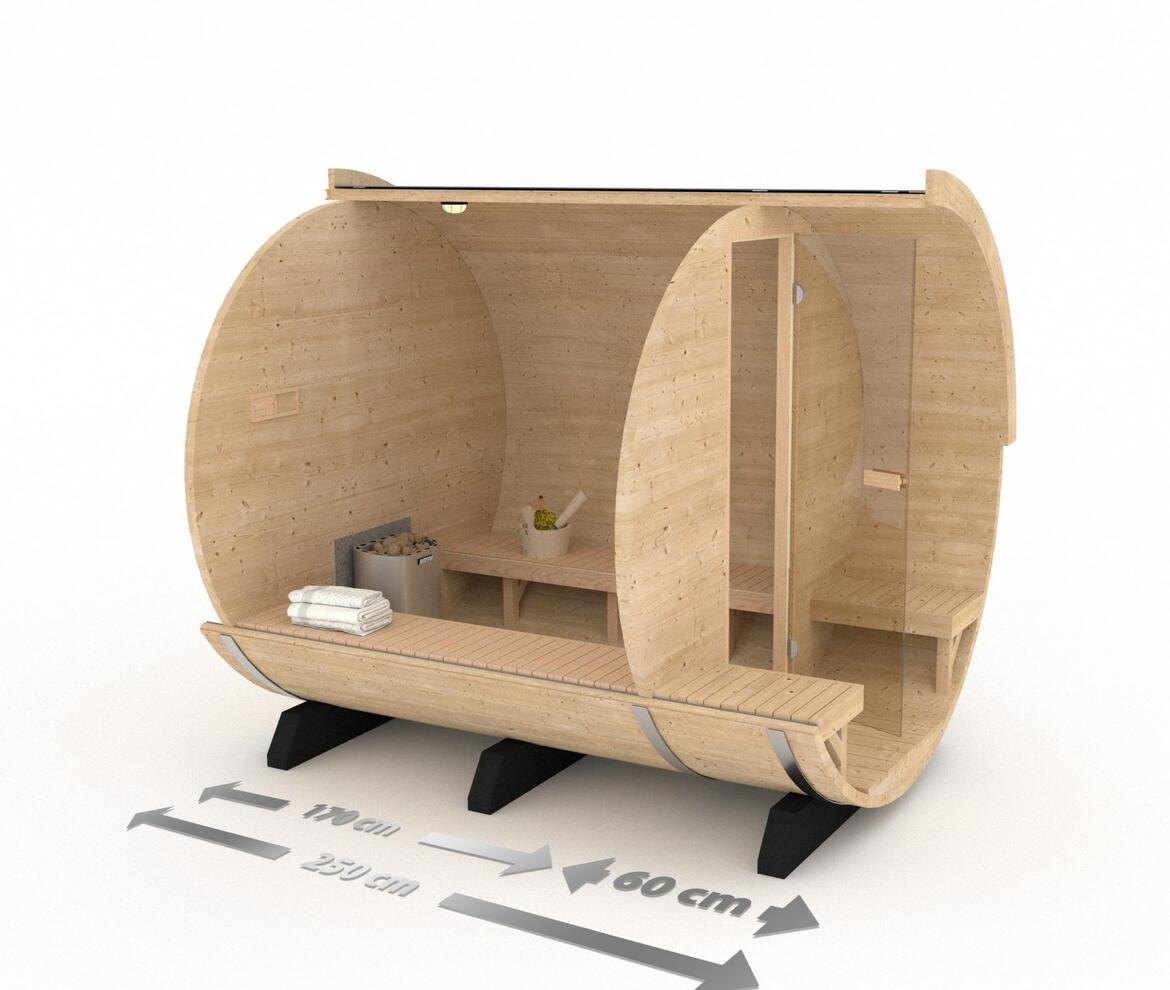 Woodstoc Barrel Sauna - Barrel Sauna