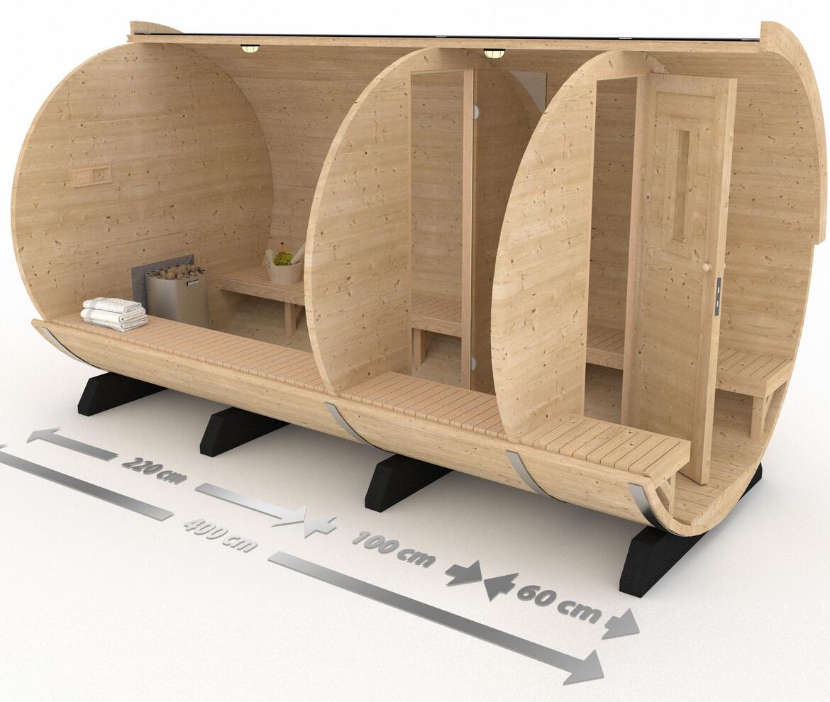 Woodstoc Barrel Sauna - Barrel Sauna