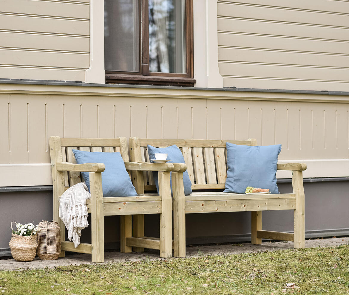 Massive 1 Seater Bench - Garden Benches
