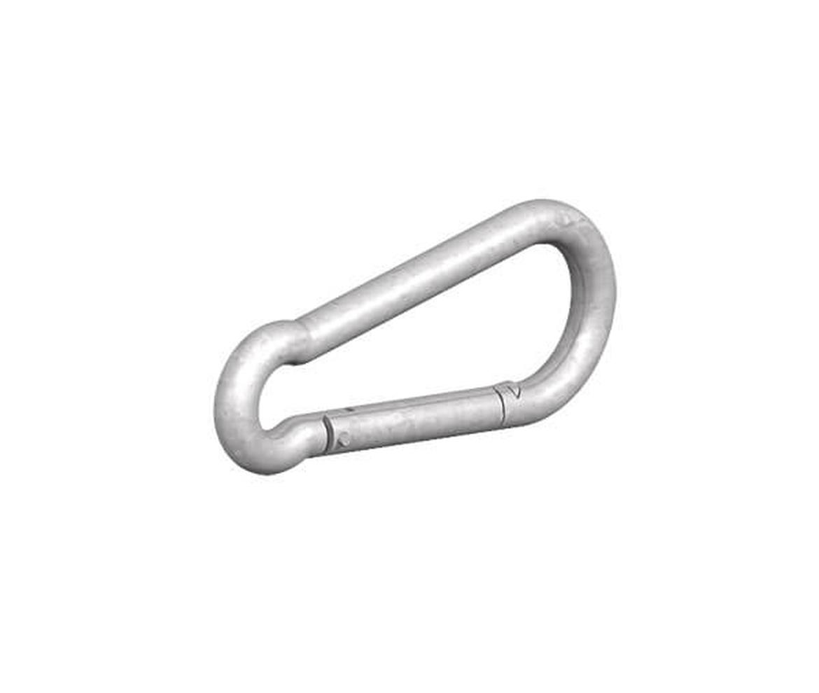 Galvanised Carbine Hook (2 Pack) 8mm x 80mm - Gate Hardware