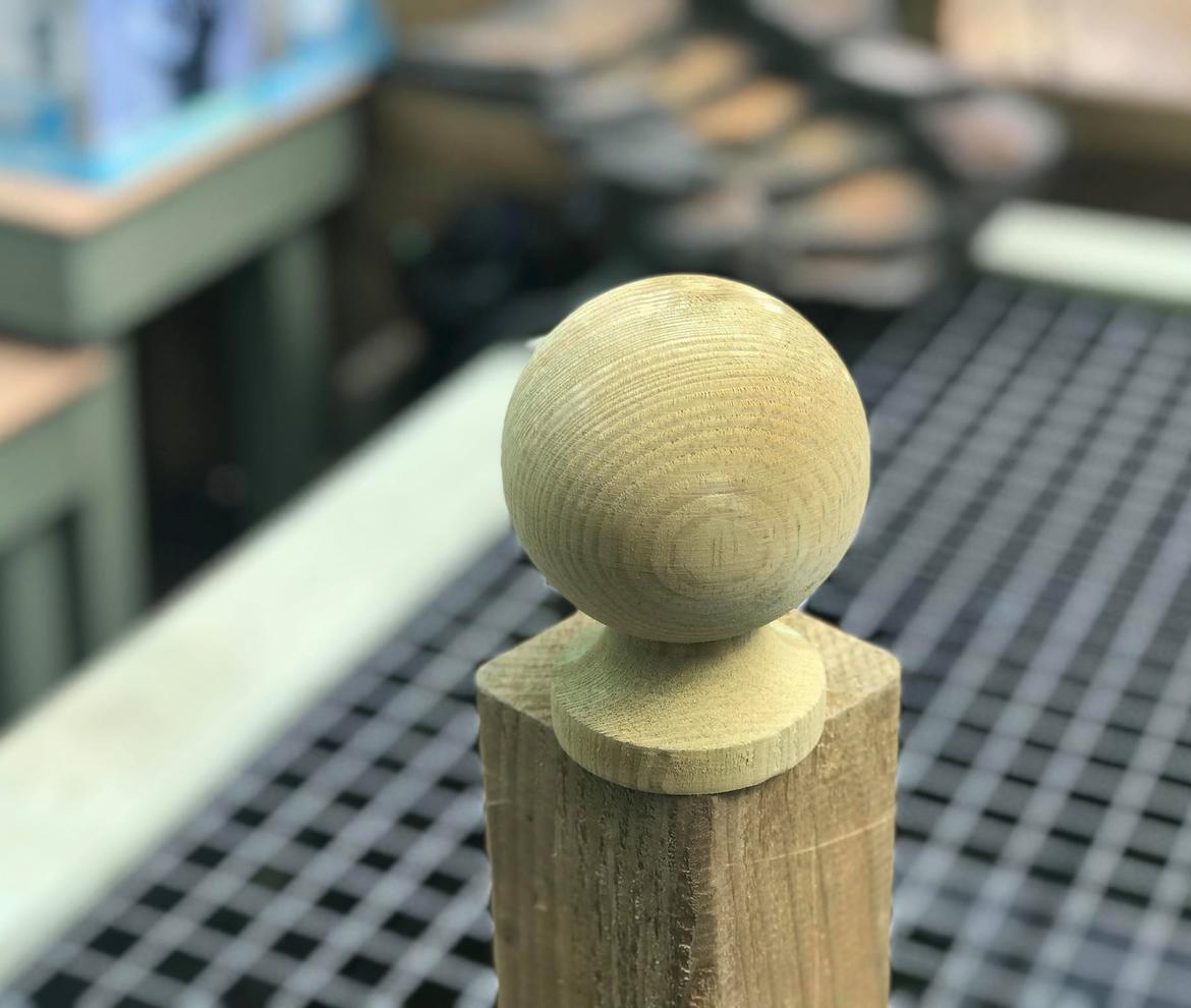 Ball Finial For 4” x 4” Post - Post Caps