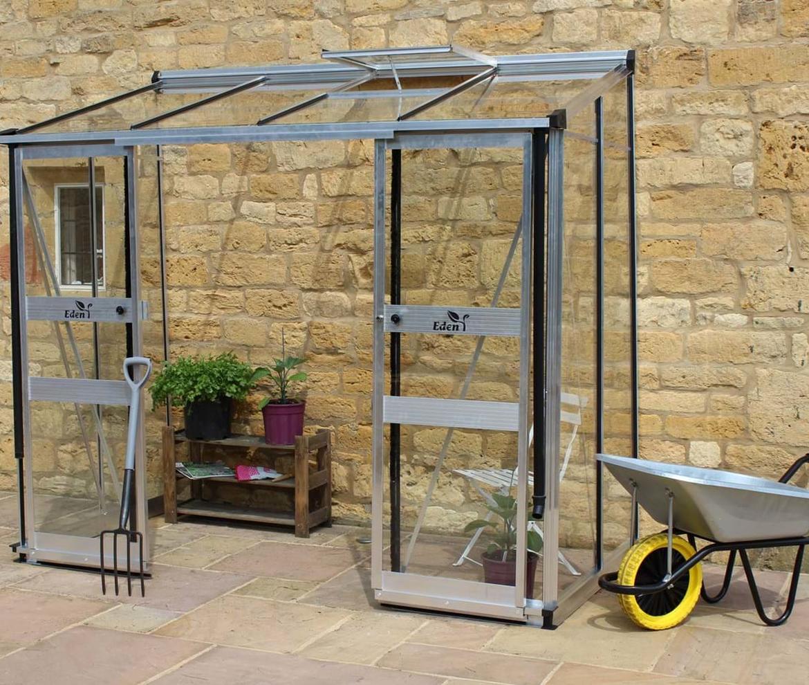 Halls Cotswold Broadway Lean–to 1.9m x 2.5m - Halls Cotswold Greenhouses