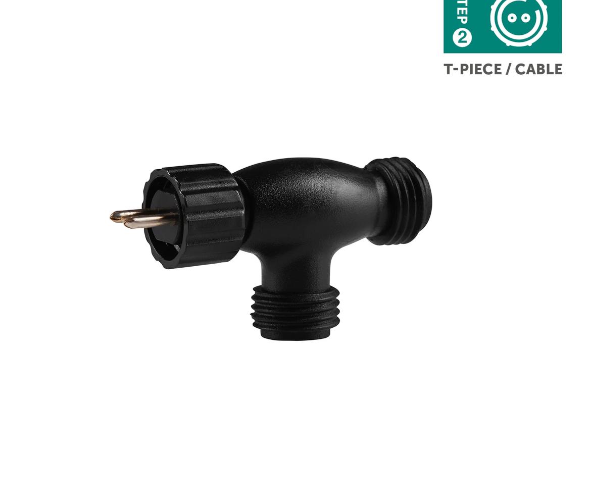 Ellumiere T–Piece Connector - Mains Lighting