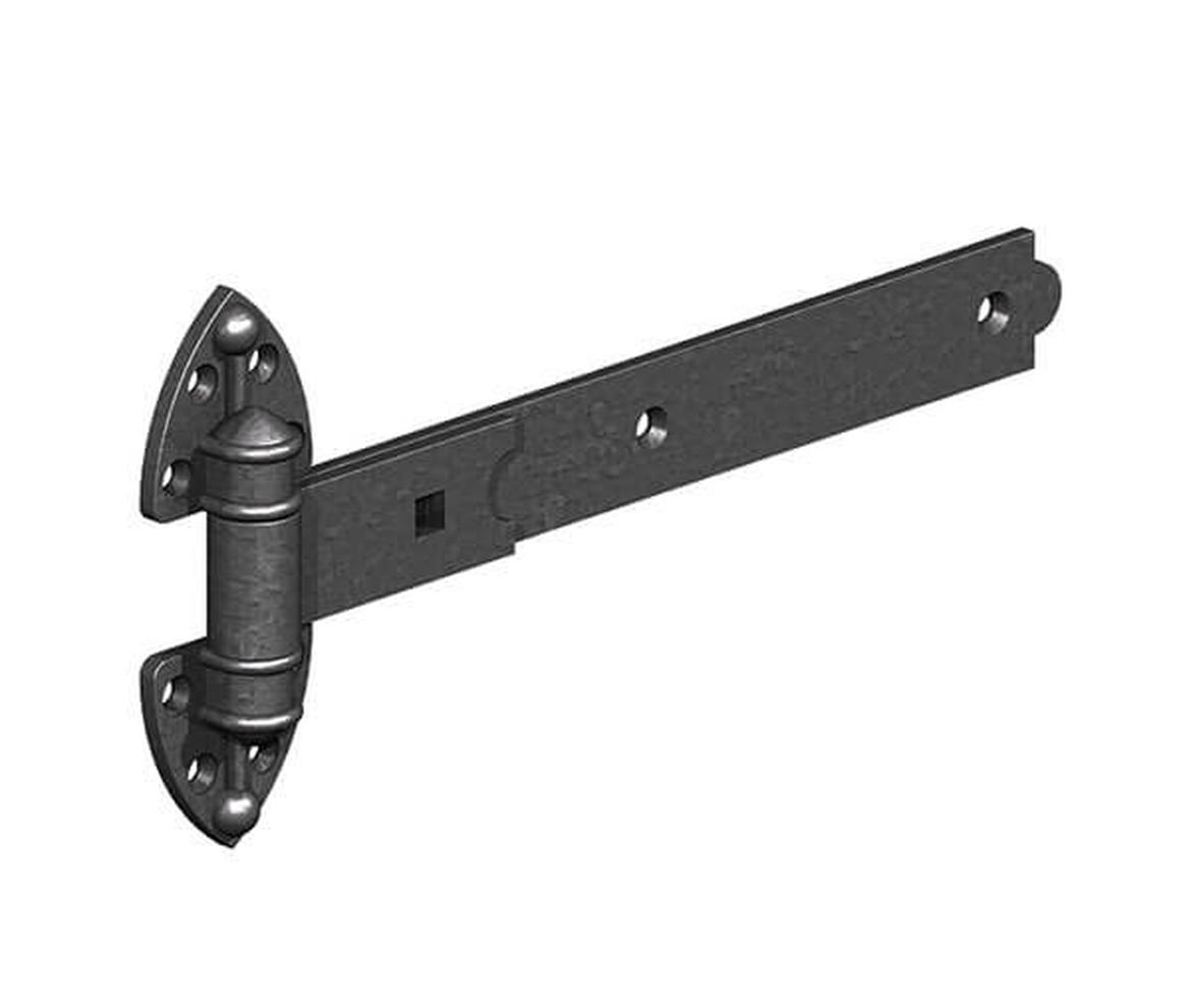 Heavy Reversible Hinges Epoxy Black  - Gate Hardware