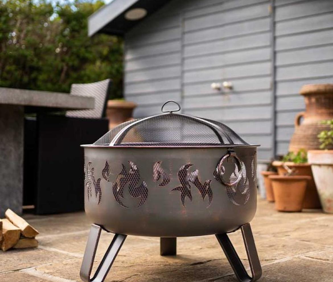 Fuego Deep Bowl Firepit - Fire Pits, Chimineas & Braziers