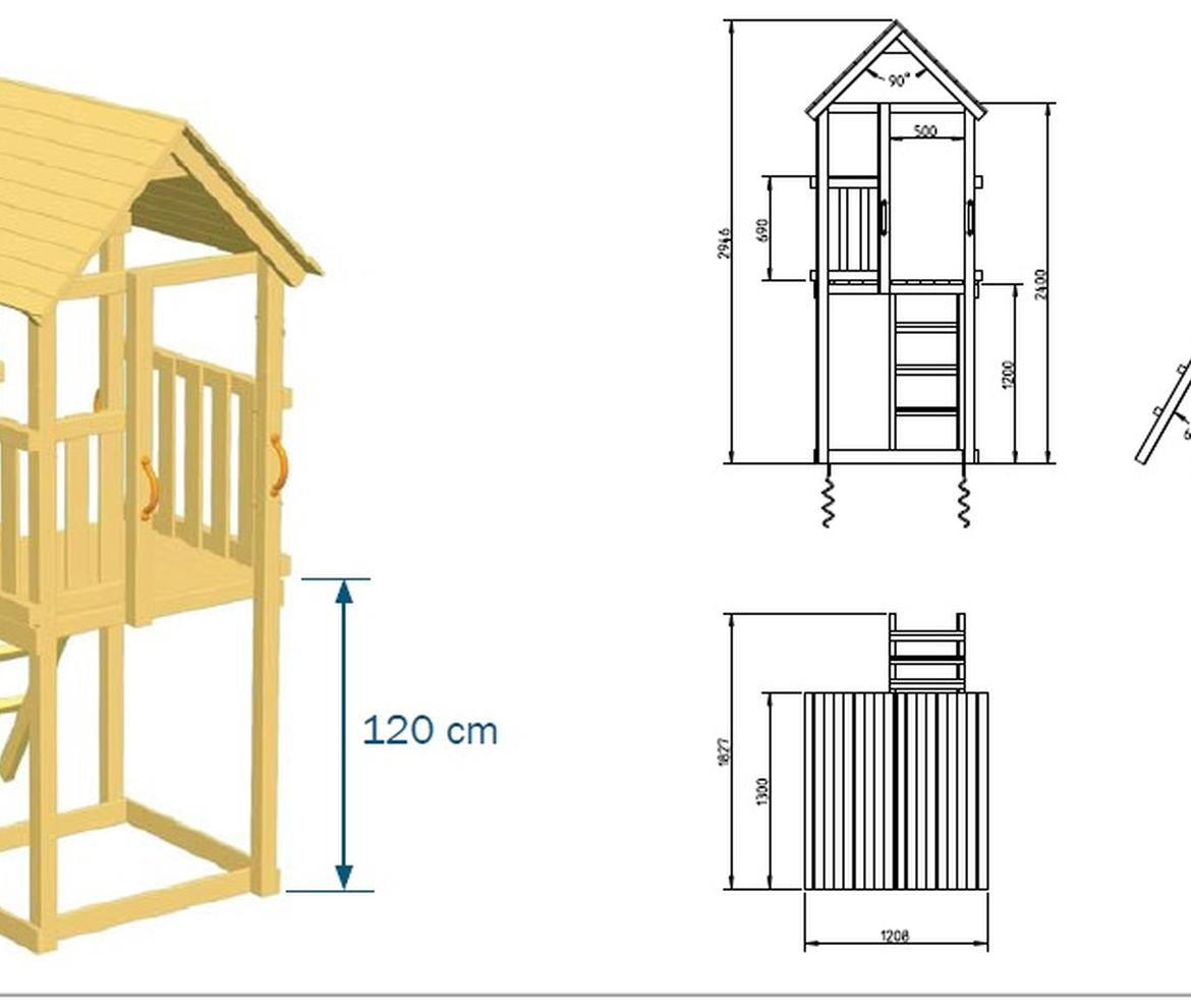 Kiosk Play tower  - Jungle Gym Towers