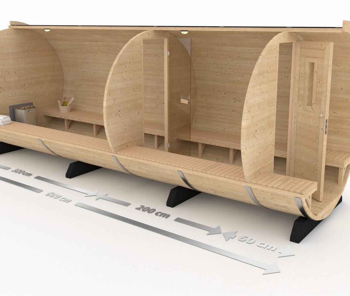 Woodstoc Barrel Sauna - Barrel Sauna