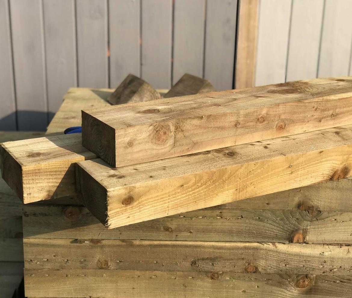 Rustic Garden Sleepers 200mm x 100mm - Sleepers