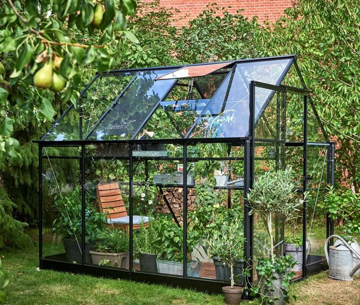 Halls ‘Qube’ 6ft x 8ft Greenhouse - Halls Traditional & Qube Greenhouses