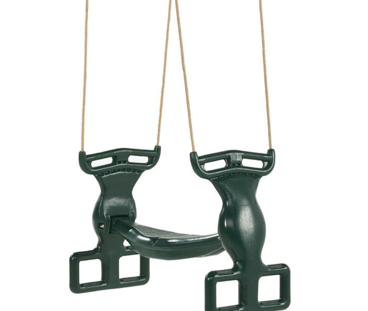 Plastic ‘Back to Back’ Duo Seat - Jungle Gym Accessories
