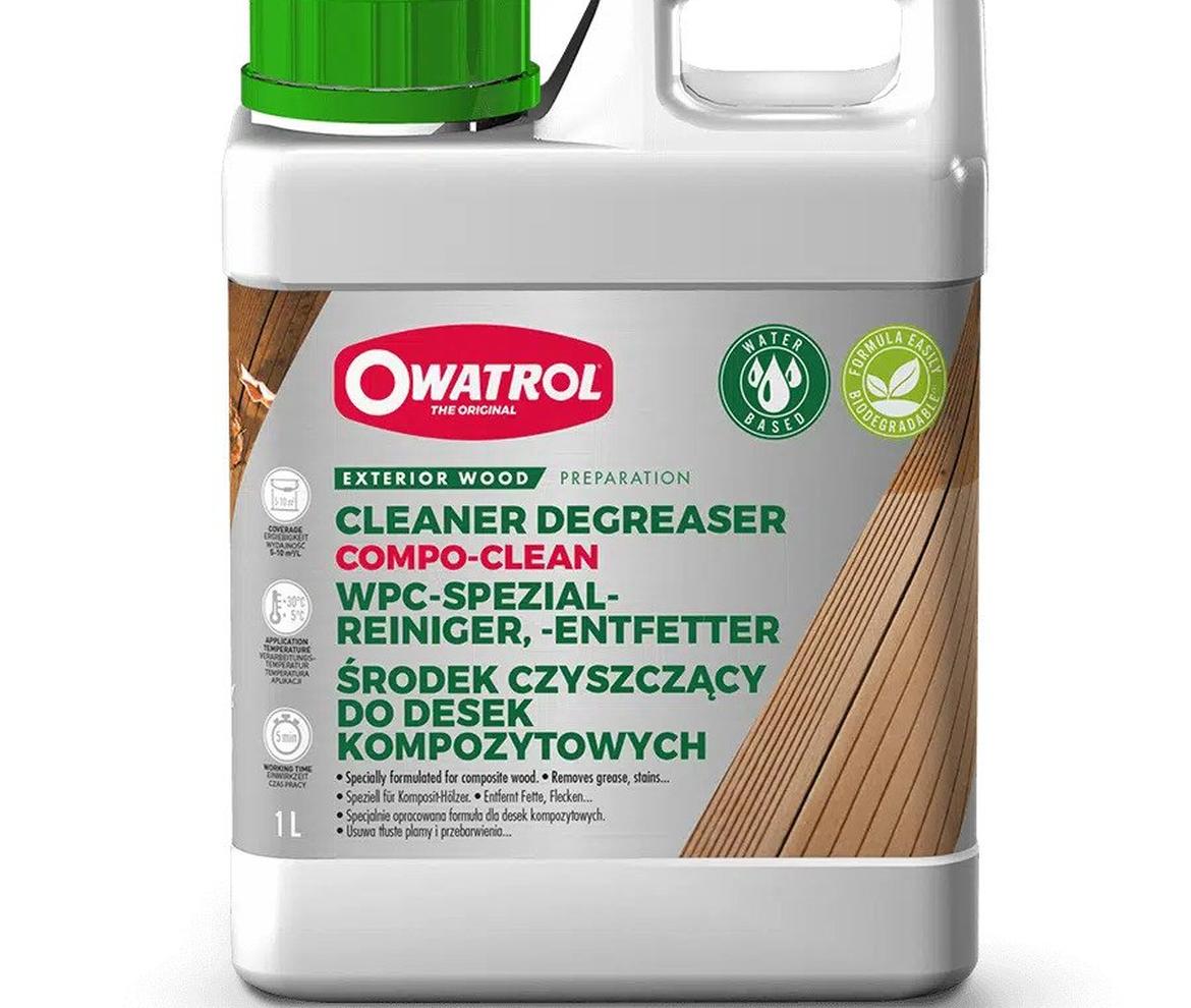 Owatrol Compo–Clean Water–based cleaner & degreaser for composite wood - Paints & Oils