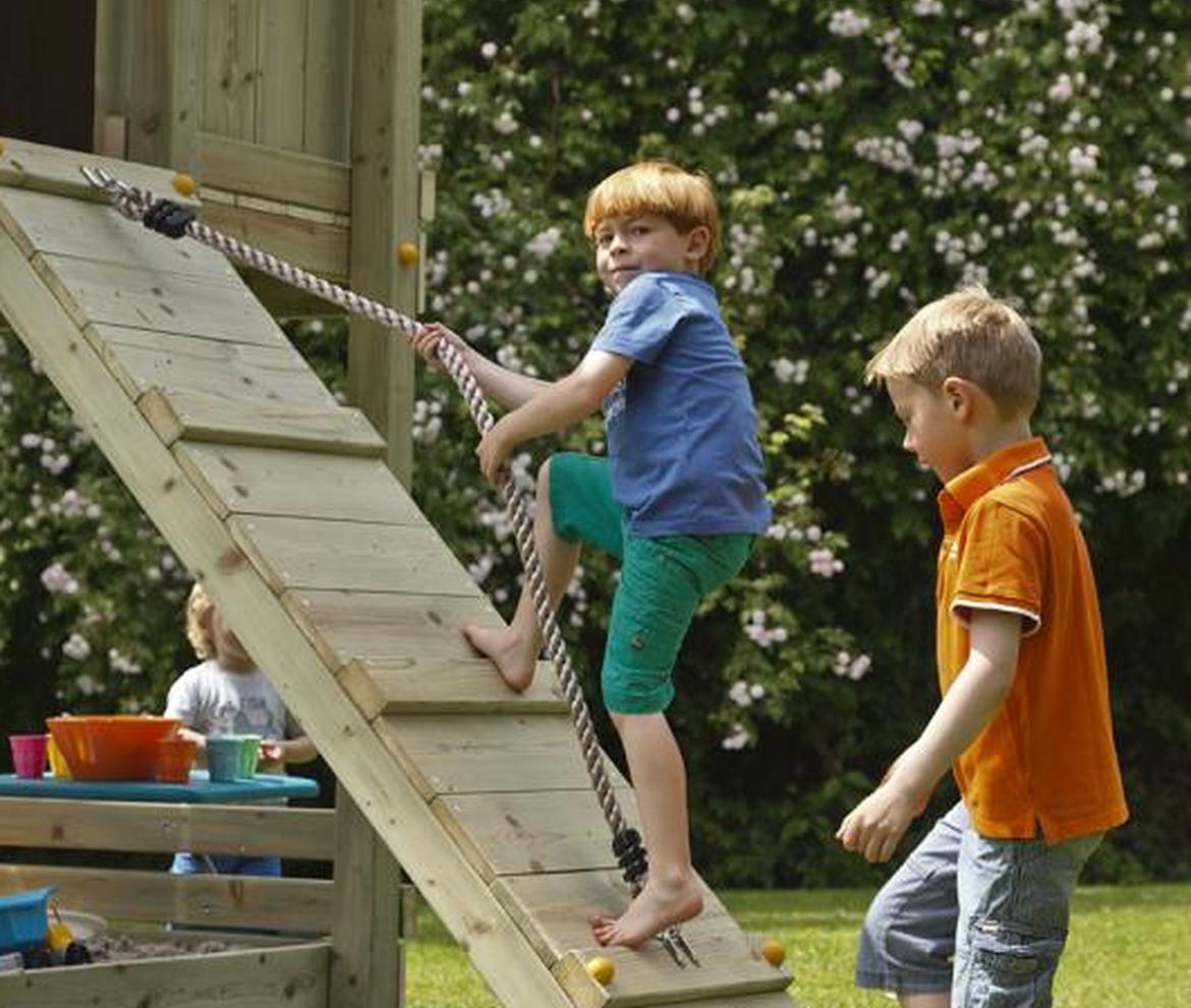 Ramp & Rope Module - Jungle Gym Modules