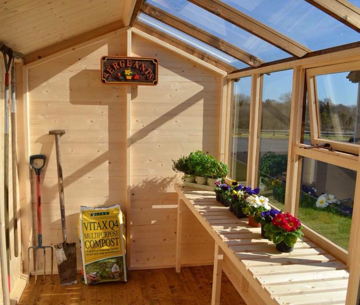 Solar Shed 2.4m x 1.8m - Sheds & Summerhouses