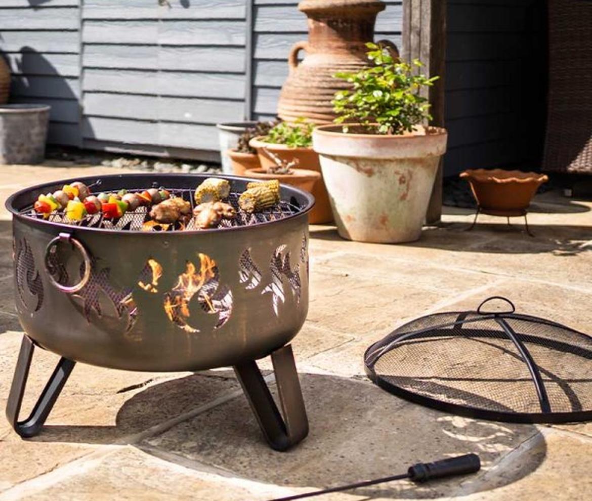 Fuego Deep Bowl Firepit - Fire Pits, Chimineas & Braziers