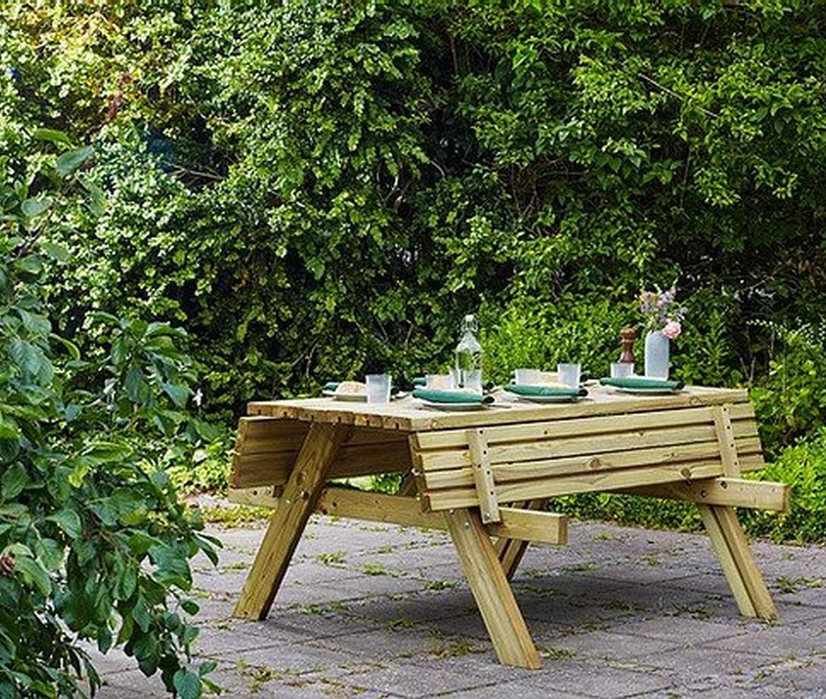 EKJU Classic Picnic Table  - Garden Picnic Tables