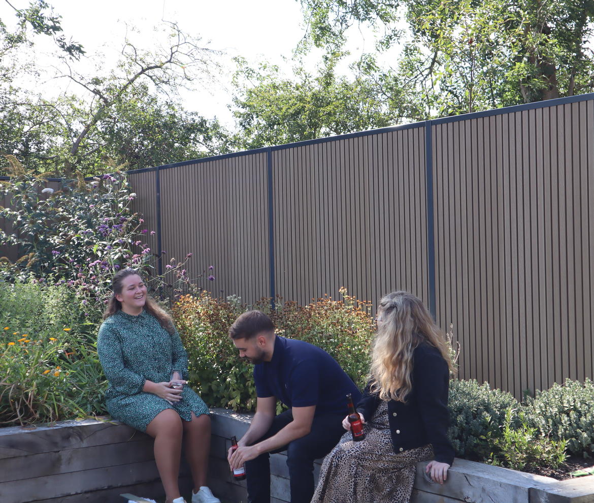 DuraPost ‘Urban’ Slatted Composite Fence - Dura Post Urban