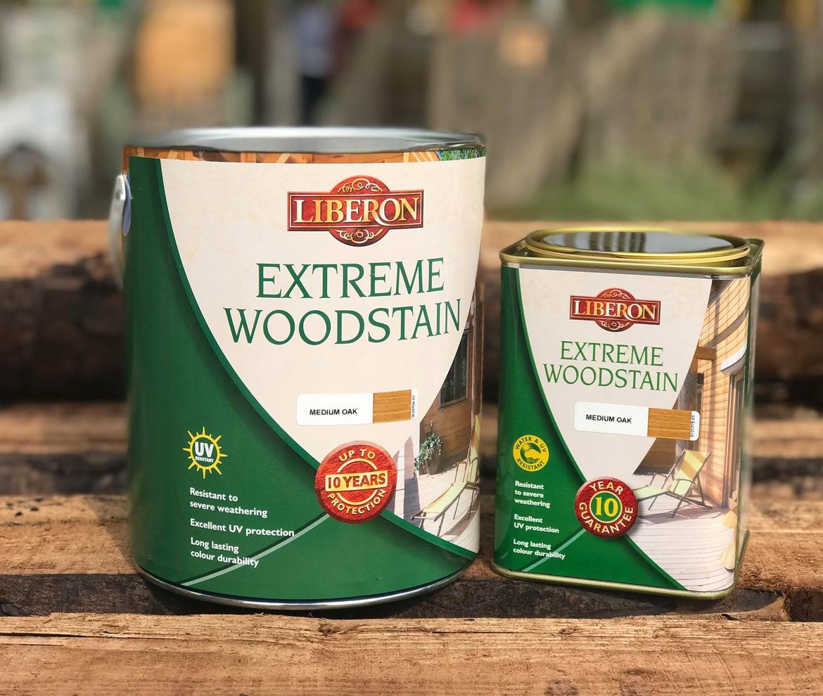 Liberon Medium Oak Extreme Woodstain Woodstoc Outside Made Better