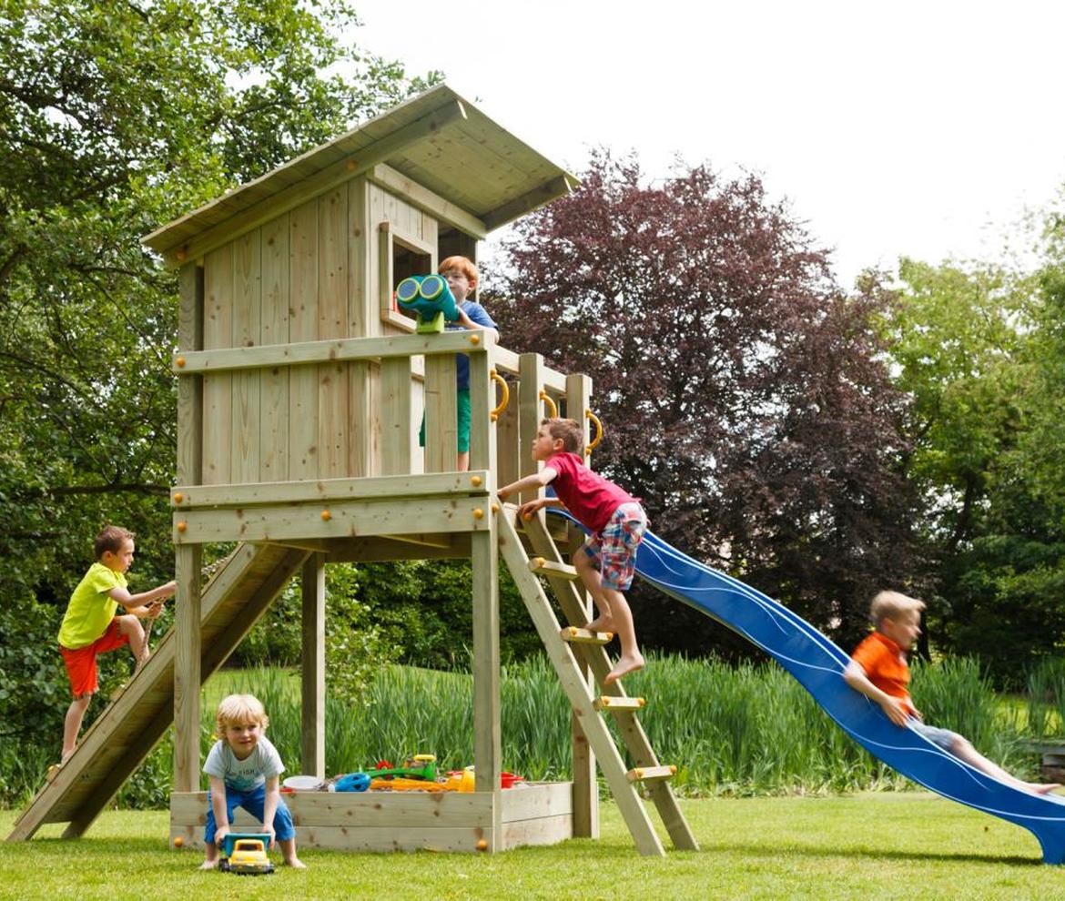 Beach Hut Play Tower - Jungle Gym Towers
