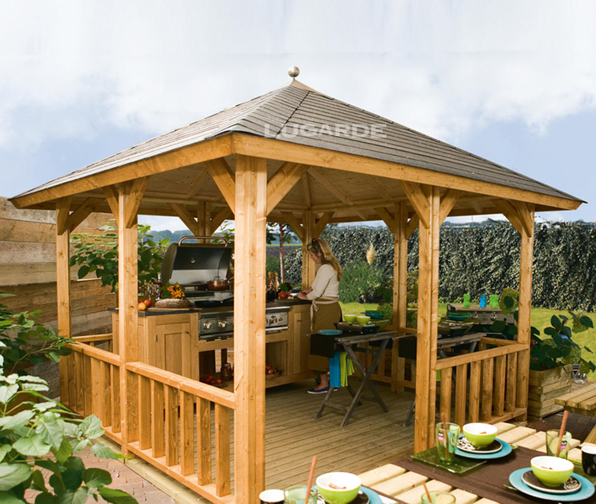 Lugarde Log Cabin - Lugarde Gazebos