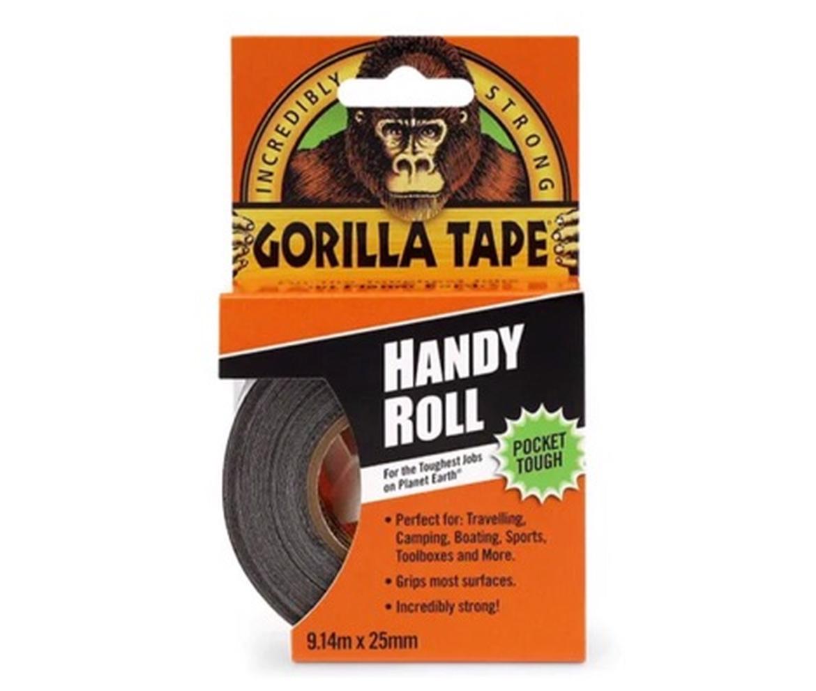 Gorilla Tape Black Handy Roll – 9.14m - Gorilla Range