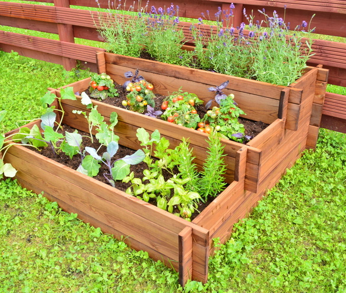 EKJU 3 Level Raised Bed - Planters