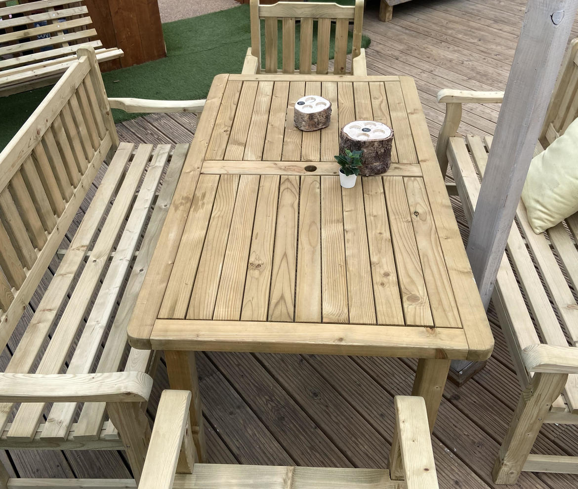 Cortona Table, Bench and chair  - Garden Furniture Sets