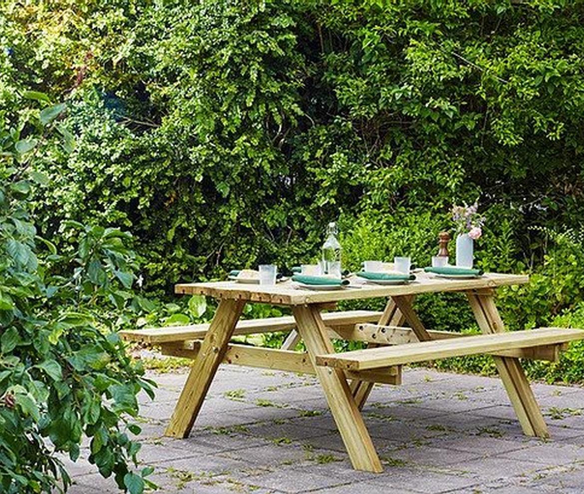 EKJU Classic Picnic Table  - Garden Picnic Tables