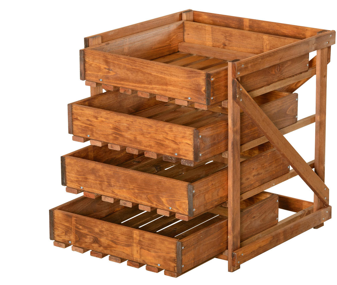 EKJU 4 Drawer Vegetable Larder - Planters