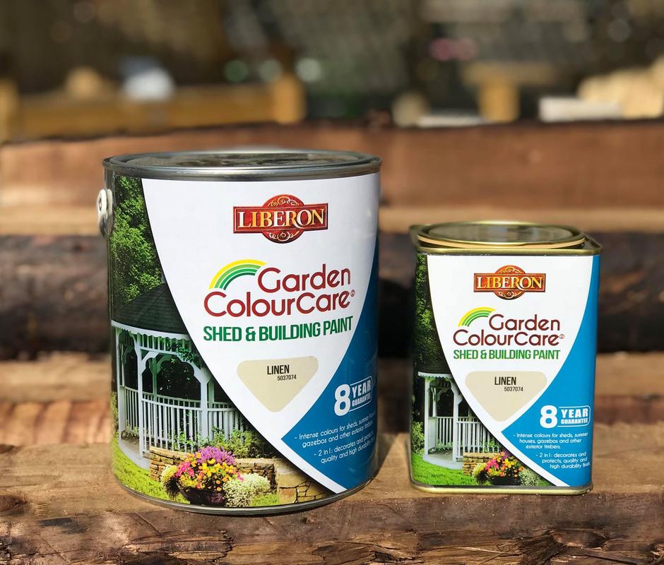 Liberon ‘Linen’ Garden ColourCare Shed and Building Paint - 