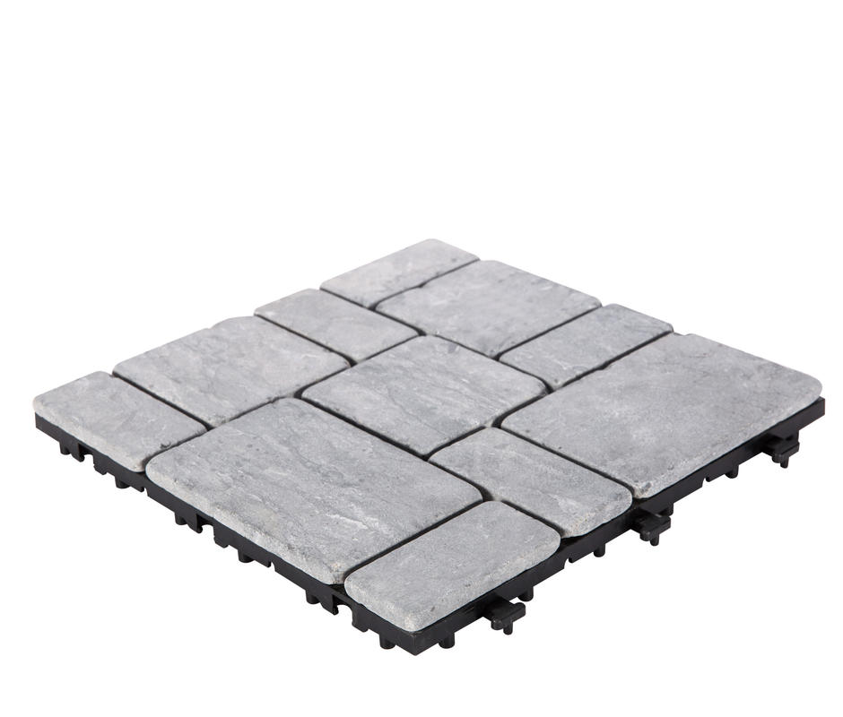 Grey Natural Travertine Decking Tile - 