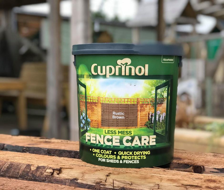 Cuprinol ‘Rustic Brown’  Less Mess Fence Care 6L - 